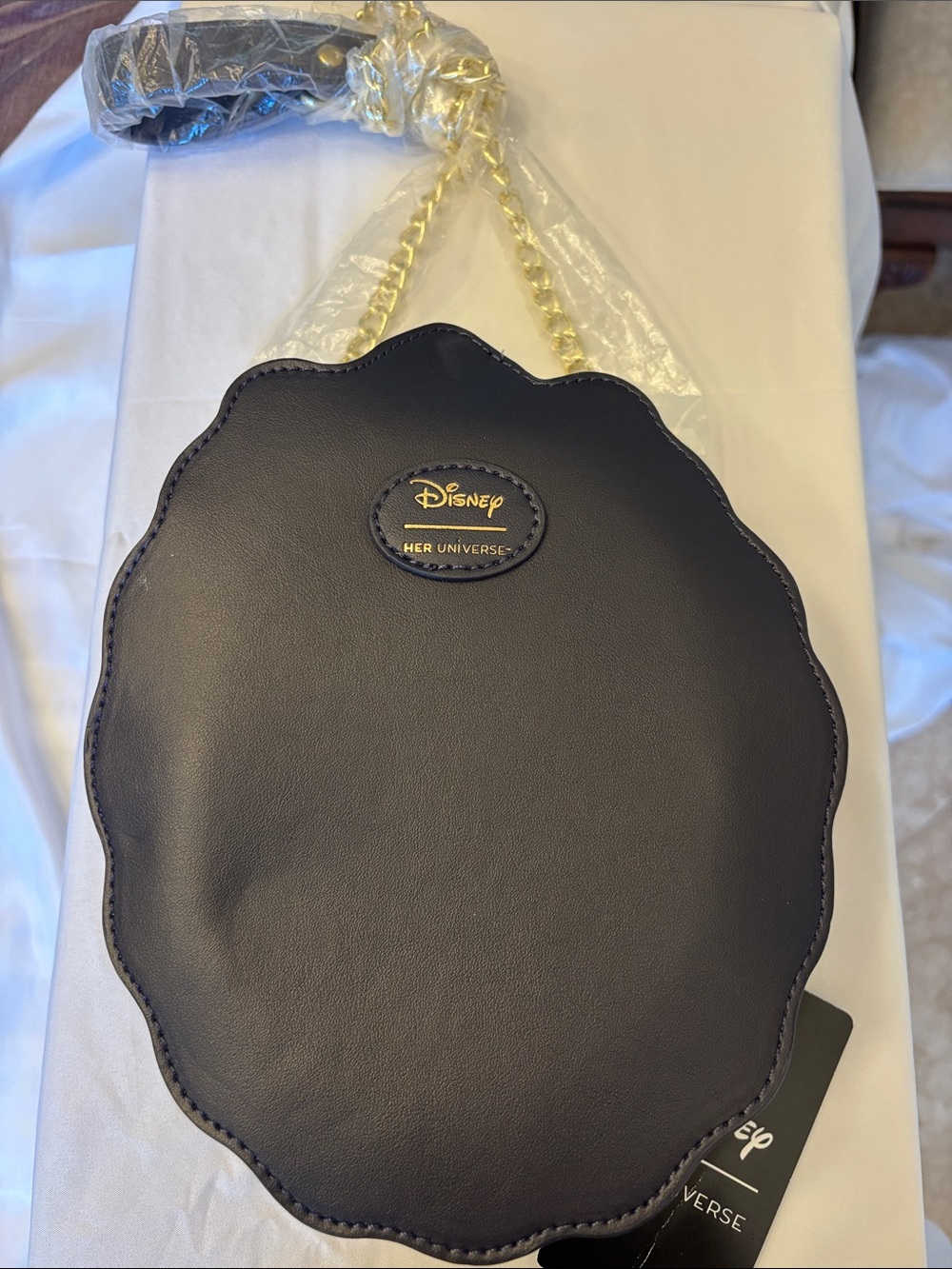 Disney Evil Queen Navy, Black and Gold Decorative Crossbody - Picture 12 of 16